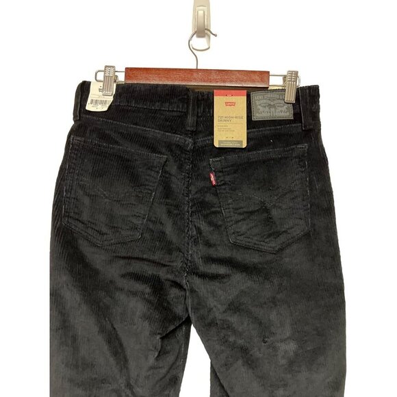 NEW! Levi's 721 High Rise Skinny Thick Corduroy Pants Women's Size 30 x 30 - Picture 5 of 12